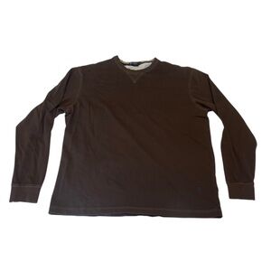 Cremieux Classics Brown Long Sleeve Shirt Men’s Size Large Daniel Cremieux